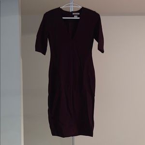 Purple Babaton dress